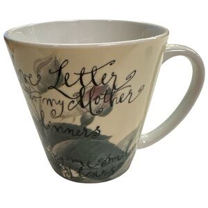 Rosanna Floral Mother Day Birthday Ceramic Mug Scripted Love Letter To My Mother